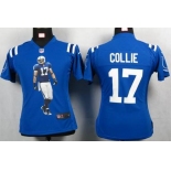 nike women nfl jerseys indianapolis colts #17 collie blue[portrait fashion