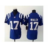 nike women nfl jerseys indianapolis colts #17 griff whalen blue[nike][whalen]