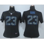 nike women nfl jerseys indianapolis colts #23 gore black[nike impact limited]