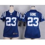 nike women nfl jerseys indianapolis colts #23 gore blue[nike]