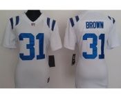 nike women nfl jerseys indianapolis colts #31 brown white[nike]