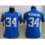 nike women nfl jerseys indianapolis colts #34 richardson blue[nike]