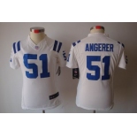 nike women nfl jerseys indianapolis colts #51 angerer white[nike limited]