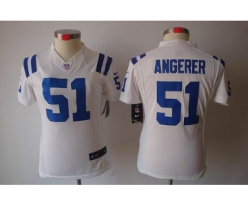 nike women nfl jerseys indianapolis colts #51 angerer white[nike limited]