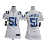 nike women nfl jerseys indianapolis colts #51 angerer white[nike]