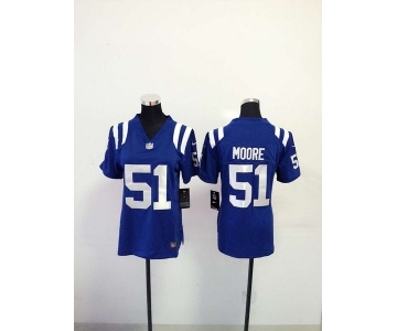 nike women nfl jerseys indianapolis colts #51 moore blue[nike][moore]