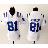 nike women nfl jerseys indianapolis colts #81 johnson white[nike]