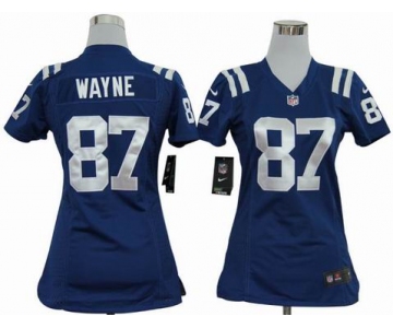 nike women nfl jerseys indianapolis colts #87 wayne blue[nike]