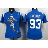 nike women nfl jerseys indianapolis colts #93 freeney blue[portrait fashion]