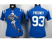 nike women nfl jerseys indianapolis colts #93 freeney blue[portrait fashion]