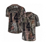 Youth Indianapolis Colts #14 Zach Pascal Limited Camo Rush Realtree Football Jersey