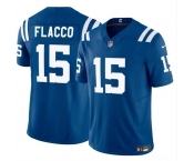 Youth Indianapolis Colts #15 Joe Flacco Blue 2024 F.U.S.E. Vapor Untouchable Limited Football Stitched Jersey