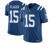 Youth Indianapolis Colts #15 Joe Flacco Blue Vapor Untouchable Limited Football Stitched Jersey