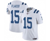 Youth Indianapolis Colts #15 Joe Flacco White Vapor Untouchable Limited Football Stitched Jersey