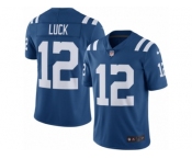 Youth Nike Indianapolis Colts #12 Andrew Luck Limited Royal Blue Rush NFL Jersey