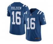 Youth Nike Indianapolis Colts #16 Scott Tolzien Limited Royal Blue Rush NFL Jersey