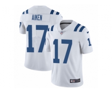 Youth Nike Indianapolis Colts #17 Kamar Aiken White Vapor Untouchable Limited Player NFL Jersey