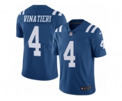 Youth Nike Indianapolis Colts #4 Adam Vinatieri Limited Royal Blue Rush NFL Jersey