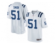 Youth Nike Indianapolis Colts #51 John Simon Limited White NFL Jersey