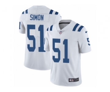 Youth Nike Indianapolis Colts #51 John Simon Vapor Untouchable Limited White NFL Jersey