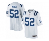 Youth Nike Indianapolis Colts #52 Barkevious Mingo Limited White NFL Jersey