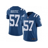 Youth Nike Indianapolis Colts #57 Jon Bostic Limited Royal Blue Rush NFL Jersey