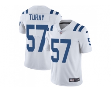 Youth Nike Indianapolis Colts #57 Kemoko Turay White Stitched NFL Vapor Untouchable Limited Jersey