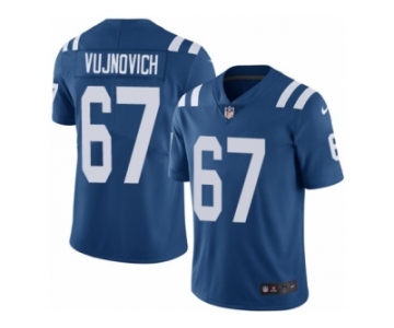 Youth Nike Indianapolis Colts #67 Jeremy Vujnovich Royal Blue Team Color Vapor Untouchable Limited Player NFL Jersey