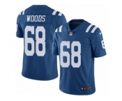 Youth Nike Indianapolis Colts #68 Al Woods Limited Royal Blue Rush NFL Jersey