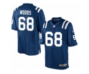 Youth Nike Indianapolis Colts #68 Al Woods Limited Royal Blue Team Color NFL Jersey