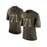 Youth Nike Indianapolis Colts #71 Denzelle Good Limited Green Salute to Service NFL Jersey