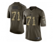 Youth Nike Indianapolis Colts #71 Denzelle Good Limited Green Salute to Service NFL Jersey