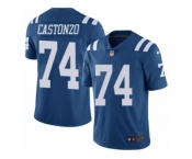 Youth Nike Indianapolis Colts #74 Anthony Castonzo Limited Royal Blue Rush NFL Jersey