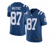 Youth Nike Indianapolis Colts #87 Reggie Wayne Limited Royal Blue Rush NFL Jersey