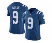 Youth Nike Indianapolis Colts #9 Jeff Locke Limited Royal Blue Rush NFL Jersey