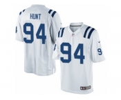 Youth Nike Indianapolis Colts #94 Margus Hunt Limited White NFL Jersey