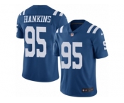 Youth Nike Indianapolis Colts #95 Johnathan Hankins Limited Royal Blue Rush NFL Jersey