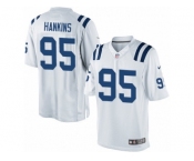 Youth Nike Indianapolis Colts #95 Johnathan Hankins Limited White NFL Jersey