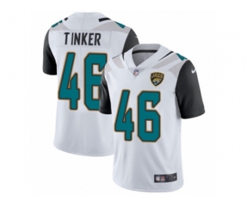 Youth Nike Jacksonville Jaguars #46 Carson Tinker White Vapor Untouchable Limited Player NFL Jersey