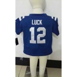 nike kids nfl jerseys indianapolis colts #12 luck blue[nike]