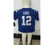 nike kids nfl jerseys indianapolis colts #12 luck blue[nike]