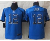 nike youth nfl jerseys indianapolis colts #12 luck blue[Elite drift fashion]