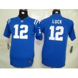 nike youth nfl jerseys indianapolis colts #12 luck blue[nike]