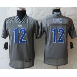 nike youth nfl jerseys indianapolis colts #12 luck grey[nike vapor]