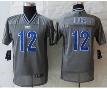 nike youth nfl jerseys indianapolis colts #12 luck grey[nike vapor]