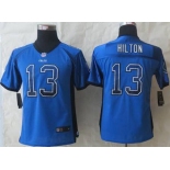 nike youth nfl jerseys indianapolis colts #13 hilton blue[Elite drift fashion]