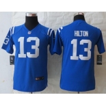 nike youth nfl jerseys indianapolis colts #13 hilton blue[nike]