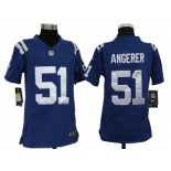 nike youth nfl jerseys indianapolis colts #51 angerer blue[nike]