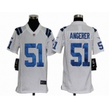 nike youth nfl jerseys indianapolis colts #51 angerer white[nike]