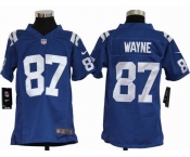 nike youth nfl jerseys indianapolis colts #87 wayne blue[nike]